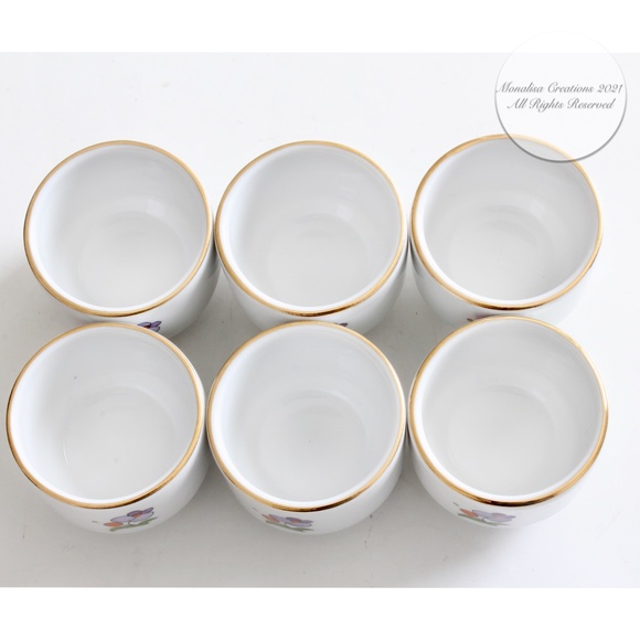 Kalocsa Hungary 8pc Porcelain Set Decanter Cups + Tray 'Traditional' Pattern - Picture 10 of 16